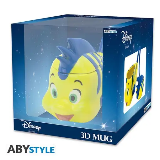 Taza de Cerámica Abystyle Disney La Sirenita Modelo Flounder