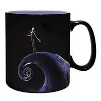 Taza Térmica de Cerámica Abystyle Pesadilla Antes de Navidad Modelo Jack & Luna