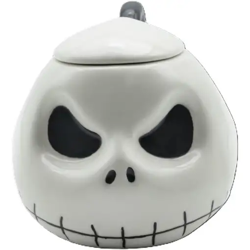 Taza Cerámica Abystyle Pesadilla Antes de Navidad Modelo Jack Brilla en Oscuridad