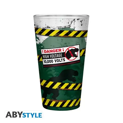 Vaso Abystyle XXL Jurassic Parck Modelo Peligro Alto Voltaje