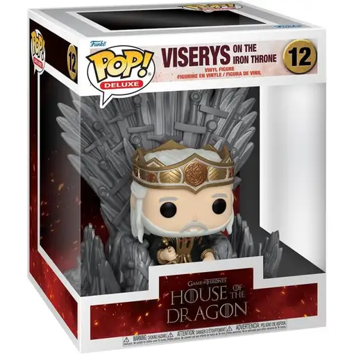 Figura Funko Pop! Televisión La Casa del Dragón Viserys en trono Modelo 12 | 7647