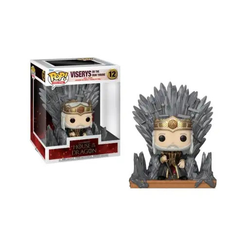 Figura Funko Pop! Televisión La Casa del Dragón Viserys en trono Modelo 12 | 7647
