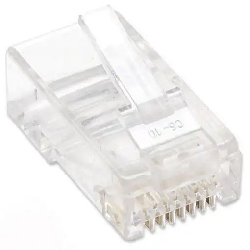Techly IWP-JAR-C5RTY conector RJ45 Transparente