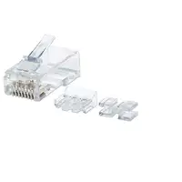 Intellinet 790666 conector RJ45 Transparente