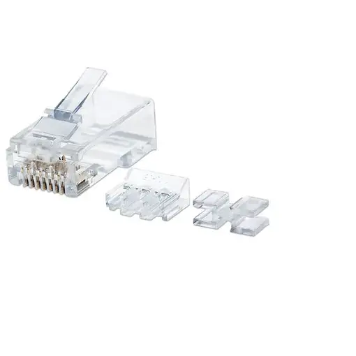 Intellinet 790666 conector RJ45 Transparente