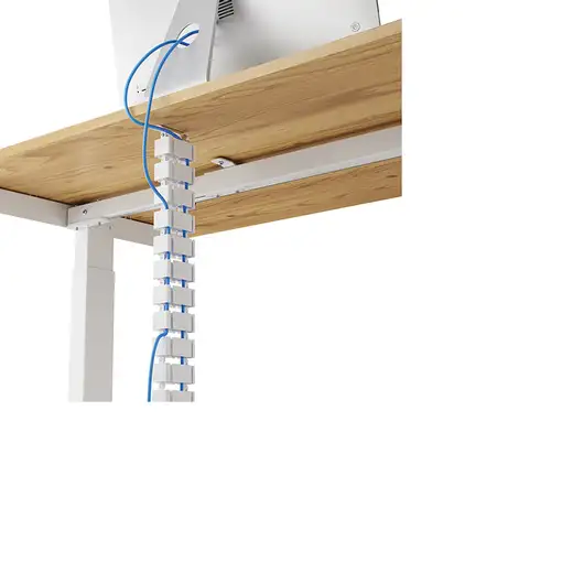 Fellowes 100136872 organizador de cables Escritorio Pasacables Blanco 1 pieza(s)