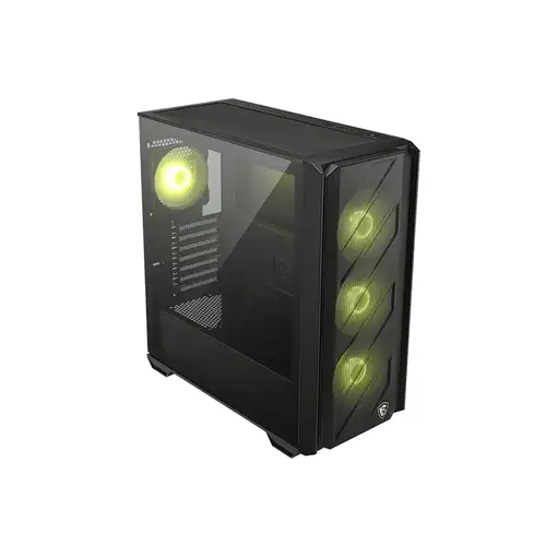 MSI MAG FORGE 330R AIRFLOW carcasa de ordenador Midi Tower Negro, Transparente