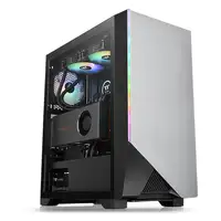 Thermaltake H550 TG ARGB Midi Tower Negro, Gris