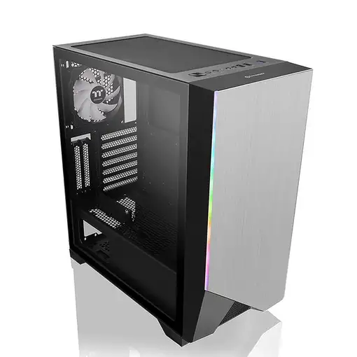 Thermaltake H550 TG ARGB Midi Tower Negro, Gris