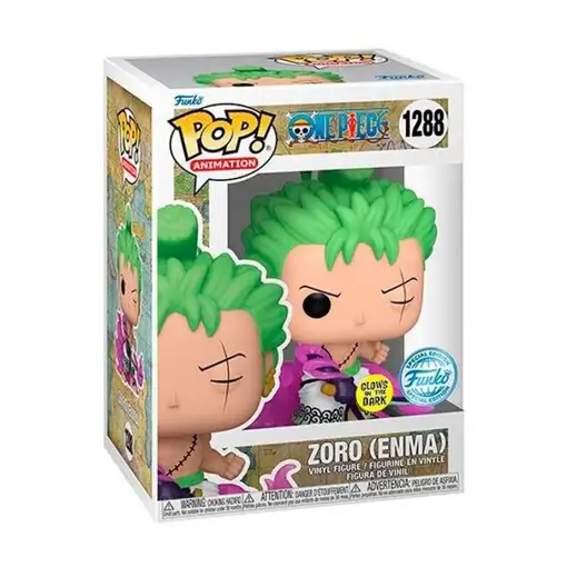 Figura Funko Pop! Animación One Piece Zoro (Enma) Modelo 1288 | 65028 Edición Esp
