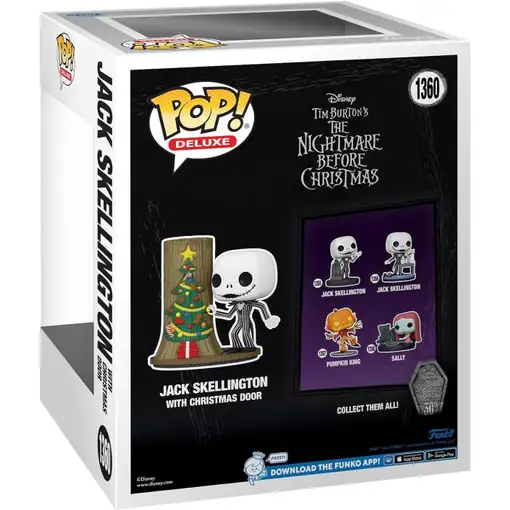 Figura Funko Pop! Pesadilla Antes de Navidad Jack en Puerta Árbol de Navidad Mode