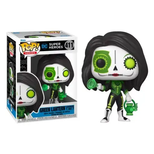 Figura Funko Pop! Día de los Muertos Green Lantern (Linterna Verde) Jessica Cruz