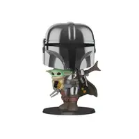 Figura Funko Pop! Star Wars Mandalorian con armadura cromada 380 - 49931 | Gigant