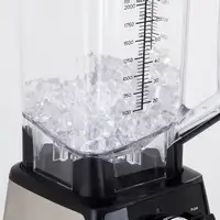 JATA BT1056 licuadora 2 L Batidora de vaso 2000 W Negro, Transparente