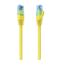 AISENS Cable De Red Latiguillo RJ45 Cat.6 UTP AWG26 CCA, Amarillo, 4.0 m