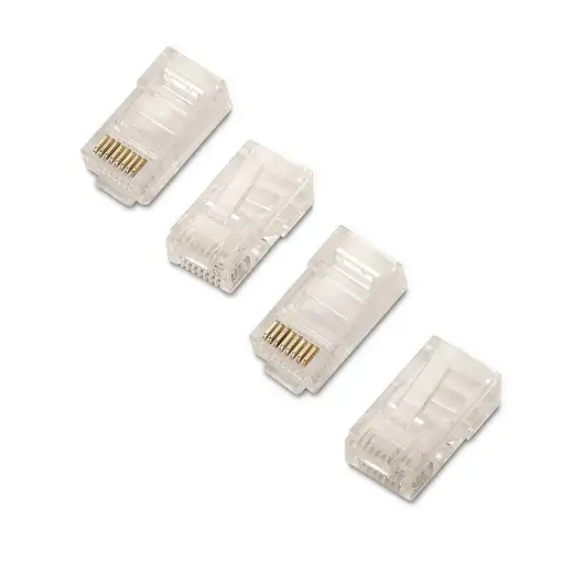 AISENS A138-0292 conector RJ-45 Transparente