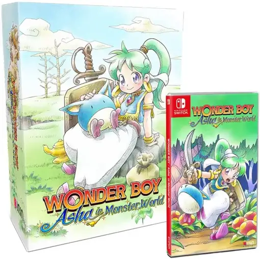 Juego Wonder Boy Asha in Monster World Edición Coleccionista Limitada para Ninten Juego Wonder Boy Asha in Monster World Edición Coleccionista Limitada para Ninten