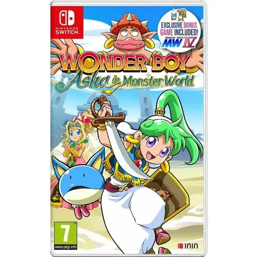 Juego Wonder Boy Asha in Monster World Edición Coleccionista Limitada para Ninten