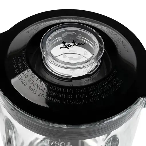 JATA JEBT1241 licuadora 1,75 L Batidora de vaso 1200 W Metálico, Transparente