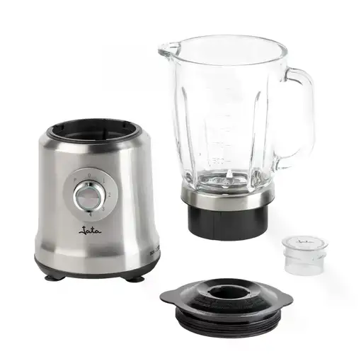 JATA JEBT1241 licuadora 1,75 L Batidora de vaso 1200 W Metálico, Transparente