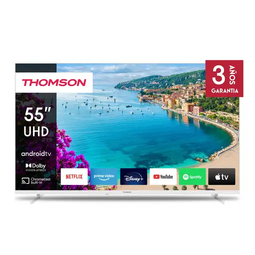 Thomson 55UA5S13W Televisor 139,7 cm (55\) 4K Ultra HD Smart TV Wifi Blanco