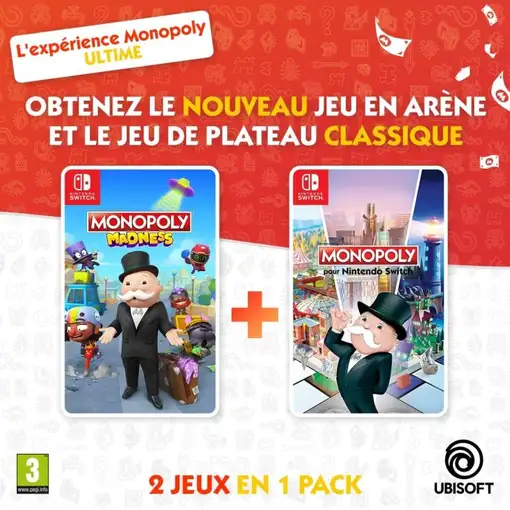 Juego Monopoly y Monopoly Madness para Nintendo Switch