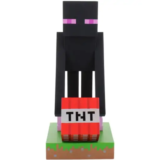 Soporte de sujeción Cable Guys para mando y/o teléfono móvil Modelo Minecraft End Soporte de sujeción Cable Guys para mando y/o teléfono móvil Modelo Minecraft End