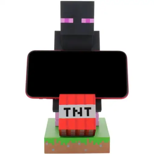 Soporte de sujeción Cable Guys para mando y/o teléfono móvil Modelo Minecraft End