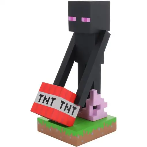 Soporte de sujeción Cable Guys para mando y/o teléfono móvil Modelo Minecraft End