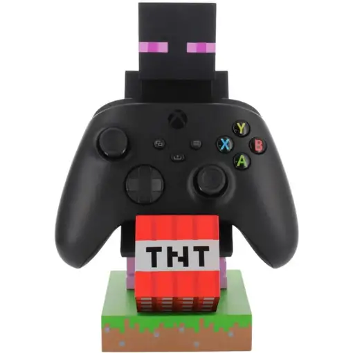 Soporte de sujeción Cable Guys para mando y/o teléfono móvil Modelo Minecraft End