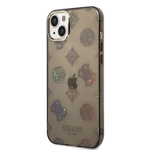 Funda Guess Rígida Translúcida con Peonías Brillantes para Apple iPhone 14 Plus C