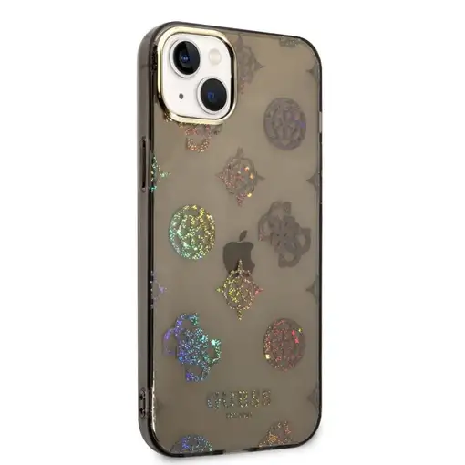 Funda Guess Rígida Translúcida con Peonías Brillantes para Apple iPhone 14 Plus C