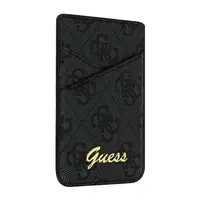 Cartera Tarjetero con Magsafe de Piel Guess para iPhone 12 en Color Gris GUWMS4GT