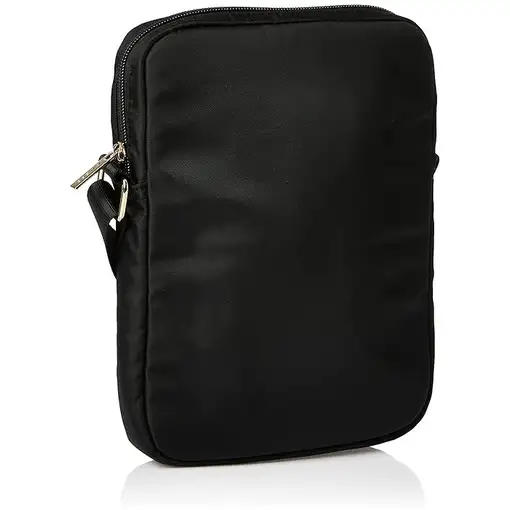 Funda Bolso Guess para tablet 10" Modelo Nylon color Negro con logo triángulo GUT