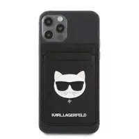 Cartera Tarjetero con Magsafe Karl Lagerfeld para iPhone 12 Diseño Saffiano cara