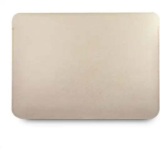 Funda Guess para portátil y tablet de 13" diseño Saffiano color Dorado GUCS13PUSA