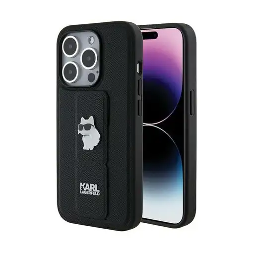 Funda Karl Lagerfeld para Apple iPhone 14 Pro Max Color Negro Modelo Gripstand Sa