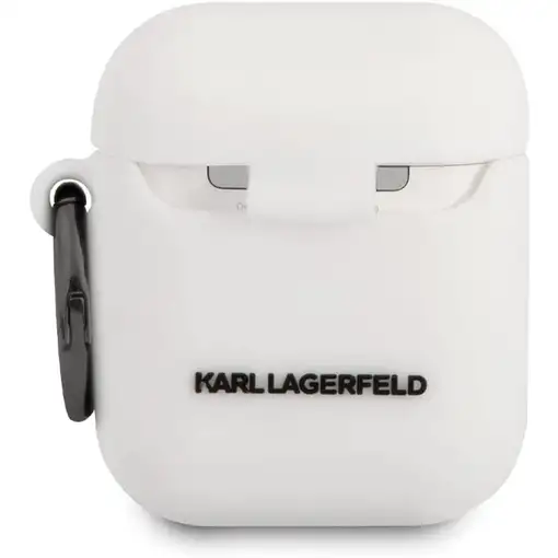 Funda Silicona Karl Lagerfeld diseño cara de Choupette para Apple Airpods 1 | Air