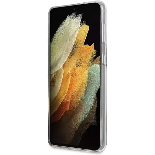 Funda Rígida Karl Lagerfeld diseño Choupette para Samsung Galaxy S21 Plus Transpa