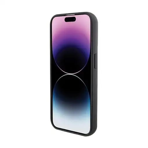 Funda Karl Lagerfeld para Apple iPhone 14 Pro Color Negro Modelo Gripstand Saffia