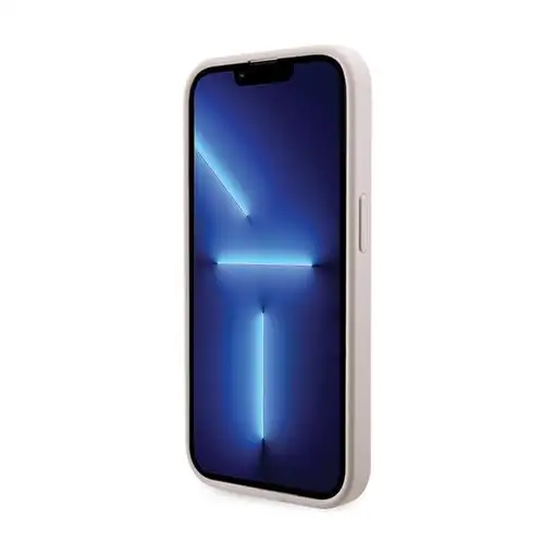 Funda Rígida Guess diseño 4G para Apple iPhone 15 Pro Color Rosa Franjas Vertical