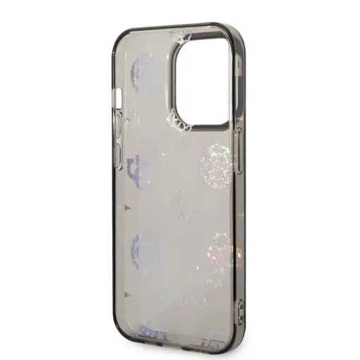 Funda Guess Rígida Translúcida con Peonías Brillantes para Apple iPhone 14 Pro Ma