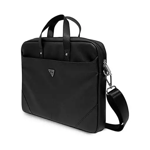 Maletín Guess para portátil y tablet de 15" con logotipo de triángulo Negro Model