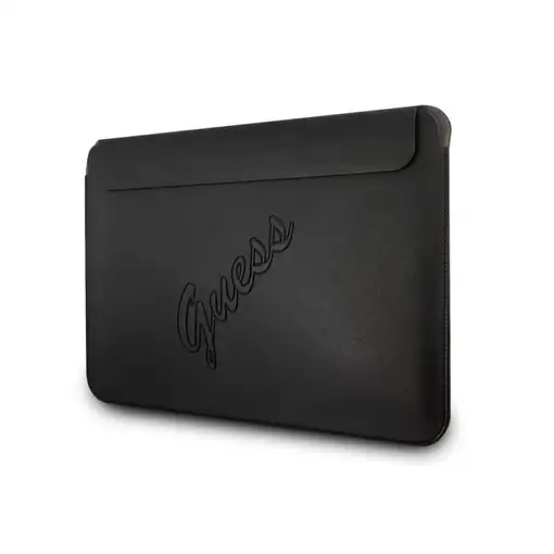 Funda Guess para portátil y tablet de 13" diseño Saffiano color Negro GUCS13PUSAS