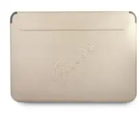 Funda Guess para portátil y tablet de 13" diseño Saffiano color Dorado GUCS13PUSA