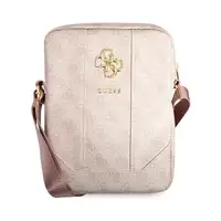 Funda Bolso Guess para tablet 10" Modelo 4G color Rosa con logo dorado GUTB10G4GF