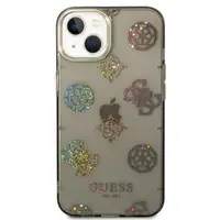 Funda Guess Rígida Translúcida con Peonías Brillantes para Apple iPhone 14 Color