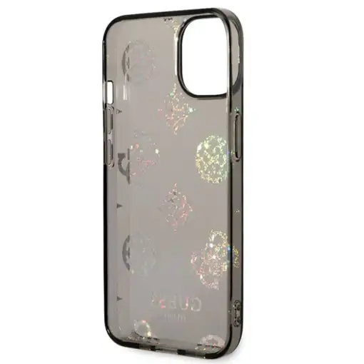 Funda Guess Rígida Translúcida con Peonías Brillantes para Apple iPhone 14 Color