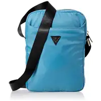 Funda Bolso Guess para tablet 10" Modelo Nylon color Azul con logo triángulo GUTB