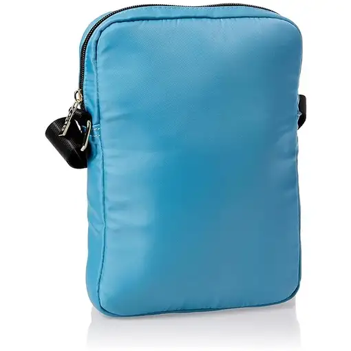 Funda Bolso Guess para tablet 10" Modelo Nylon color Azul con logo triángulo GUTB